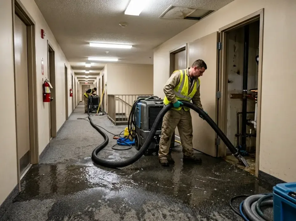 multi-unit-apartment-hallway-f-005 — frequently asked questions, Emergency Burst Pipe Water Extraction & Removal in Elk Poin…